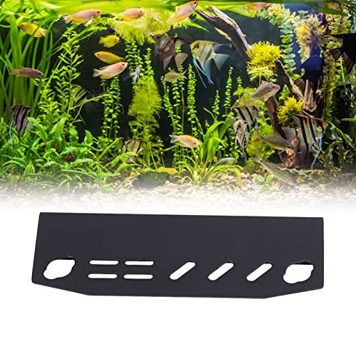 Stainless Steel Aquarium Tool Rack, Anti Slip Design, 9 Tool Organizer, Wall Mountable, Sturdy Storage for Aquarium Maintenance Tools (Black Stainless Steel) - color: Black stainless steel