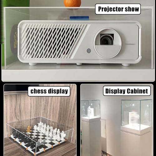 Acrylic Water Tank Deep and Shallow Sink Five-Sided Tray, 2 in Thickness Fish Tank Shooting Transparent Water Tank Pool, Food and Cosmetics Storage Box - size: 100x80x10cm/39.4x31.5x3.9in