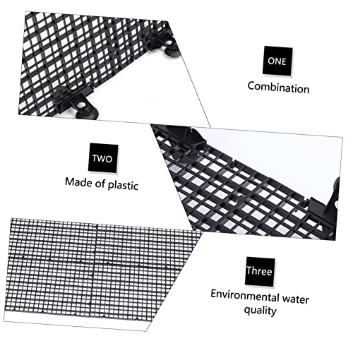 BESPORTBLE 1set Fish Tank Separator Set Aquarium Divider Cups Black Isolation Tray for Fish and Aggressive Separation