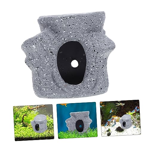 Yardwe Clay Shrimp Cave Decoration Fish Tank Hideout Aquatic Decor Ornamental Shrimp Tank