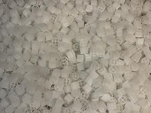 K1 Bio Filter Media Moving Bed Biofilm Reactor (MBBR) for Aquaponics, Aquaculture, Hydroponics - Ponds - Aquariums by Wholesale Koi Farm, (2 Cubic Feet)