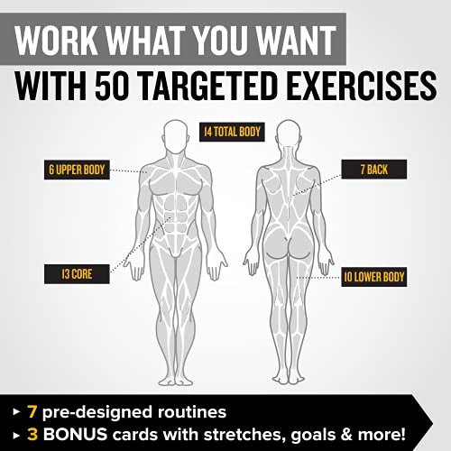 NewMe Fitness Dumbbell Workout Cards, Instructional Fitness Deck for Women & Men, Beginner Fitness Guide to Training Exercises at Home or Gym (Dumbbell, Vol 2) - style: Dumbbell Vol2