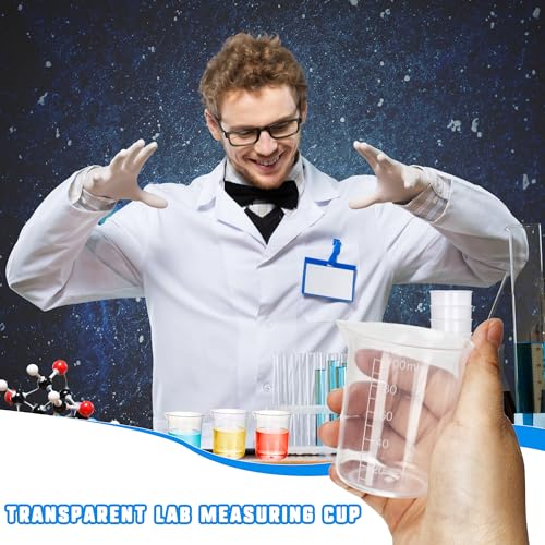 36 Pcs Plastic Measuring Cups Clear Graduated 100 ML/3.4 OZ Measuring Cups Mixing Beaker for Resin DIY Classroom Experiment Laboratory