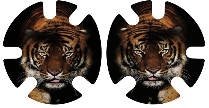 4Time All American Wrestling Headgear Decals Wraps (Tiger) - color: Tiger
