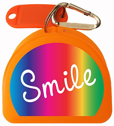 Mouth Guard, Retainer, Mouthguard Case - Smile - color: Orange