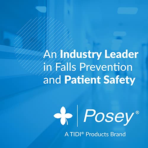 TIDI 6224L Posey Heel and Elbow Protectors with Foam Pads ― Large ― White ― One Pair of Heel and Elbow Protectors for Protection Against Abrasions ― Home Healthcare ― Medical Supplies - size: Large