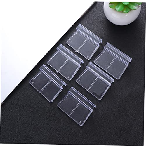 NUOBESTY 10pcs Acrylic Fish Tank Cover Support Brackets for Aquarium Glass Clear Aquarium Rack Holder Safe Practical Fish Tank Cover Support