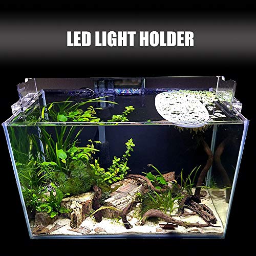 Hanging Aquarium Clear Acrylic Fish Tank LED Light Holder Lamp Fixtures Support Stands Box Aquatic Fish Tank Lighting Tools