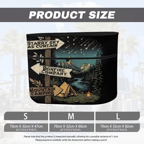 Waterproof Camper Propane Tank Cover Universal Camper Accessories Gas Cylinder Cover Fits 20LB Dual Propane Tanks All Weather Protection, Camping Landscape - color: Camping Landscape, size: S 20LB