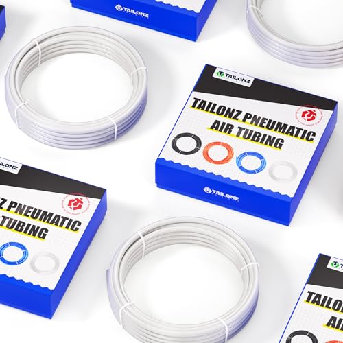 TAILONZ PNEUMATIC Air Line 1/4 inch od Clear Pneumatic Nylon Tube 32.8ft Air Brake Tubing Nylon Hose - color: Clear-Nylon, size: 1/4'' OD/32.8ft/10m