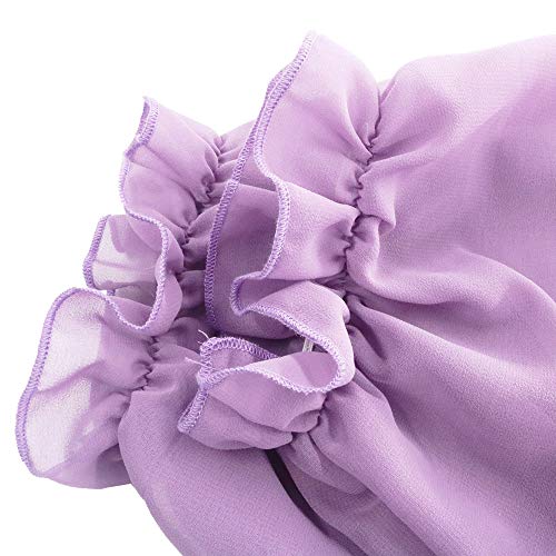 Sunscreen Long sleeves shawl UV Protection Sleeves Shawl Arm Sleeves for Women Golfing Riding Outdoor Activities - color: A-purple