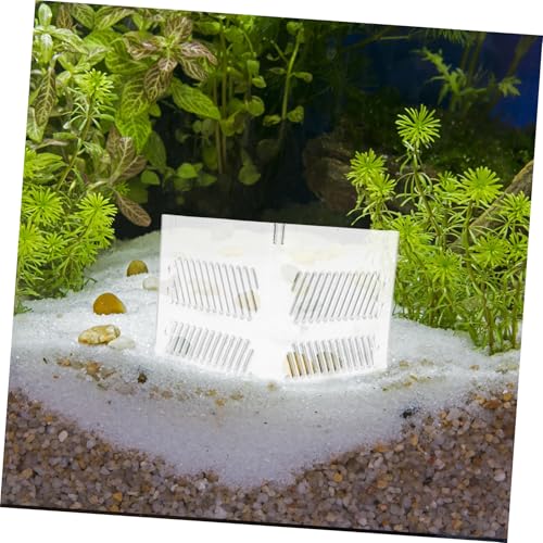 Abaodam Fish Tank Sand Guard Acrylic Aquarium Divider Isolation Box for Fish Tanks Easy Install