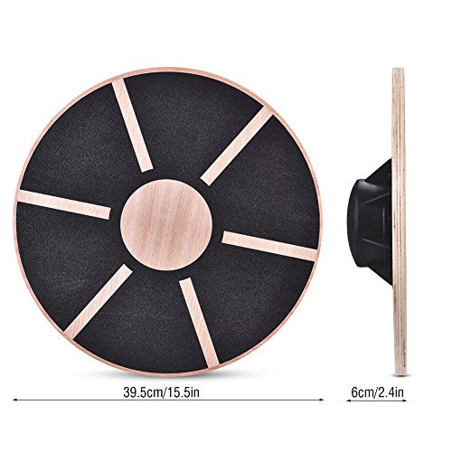 Wobble Board, Fitness Equipment Balancing Rocker Stability Balancer Anti-Slip Feet Up Trainer, for Hemiplegia Stroke Rehabilitation Training