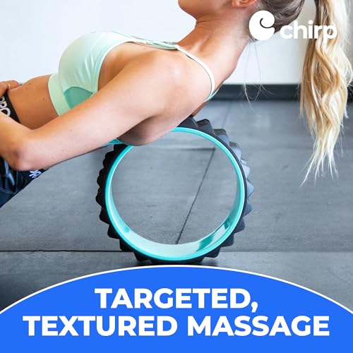 Chirp Wheel XR 3P Massage Roller Set - 10” Acupressure, 6” Knot-Kneading Thumb, 4” Neck & Headache Tension Relief, High Density Foam Massage Rollers for Back & Neck Pain, 500lbs Capacity, Mint - size: 3-Pack (10, 6, 4 Inch) Mint