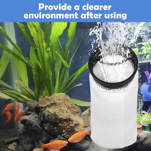 2.75 Inch 225 Micron Filter Sock Compatible with Waterbox Aquarium Models, Compatible with Eshopps Aquarium Models, Compatible with Fiji Cube Aquariums, Aquarium Filter Sock