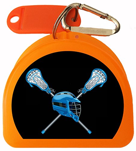Lacrosse Mouthguard, Mouth Guard Case - Men's Lacrosse - color: Orange