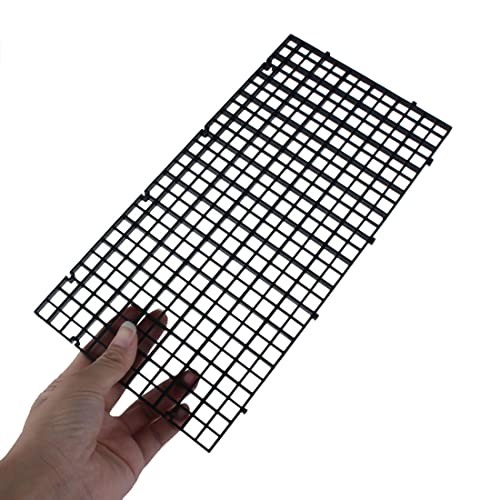 Ruilogod Plastic Aquarium Fish Tank Separation Board Isolation Plate 29.5 x 14.7 x 0.7cm Black (id: 673 b40 d24 7e7 6fd