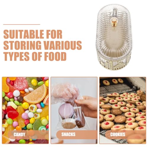 Ramadan Tray with Lid Iron Multi-Layer Snack Serving Tray Small Butter Dish Kitchen Tabletop Decor 7.20X3.54X3.54 Inch