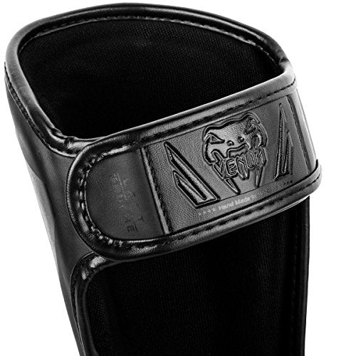 Venum Kids Elite Shinguards - color: Matte/Black, size: Small: 3-5 Years