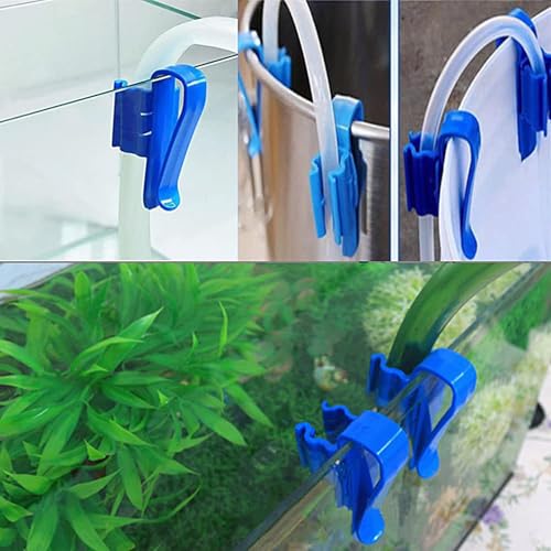 Aquarium Hose Holder | Fish Tank Water Pipe Mounting Clip | Fish Tank Water Pipe Fix Holder for Home Fishes Tanks, Aquarium, Turtle Tanks