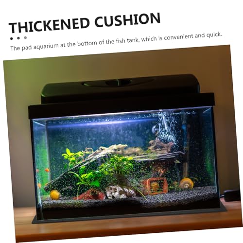 Hemoton Aquarium Bottom Mat Eva Non Slip Tank Bottom Pad for Fish Tank Leveling Cuttable Design Wear Resistant Cushioning for Aquatic Use