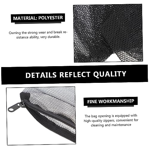 STOBAZA 15Pcs Zipper Bags for Aquarium Mesh Pouches for Fish Tank Filtration for Carbon Prevents Fines from Washing