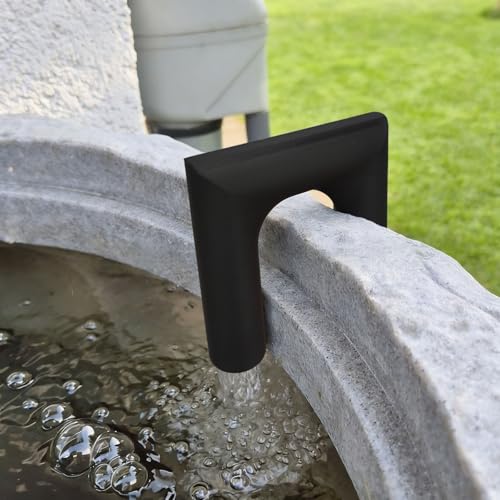 2 Pcs Pool Filler Hook Water Hose Holder, Precise Water Flow Guide Stable Design Pool Pipe Fixer, Non Slip Design Swimming Pool Pipe Holder for Swimming Spa Pond, Black