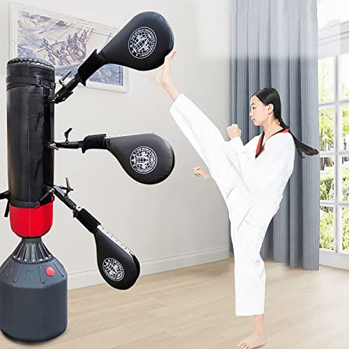 3 Pack Kicking Pads with Wall Mounted Bracket Hands-Free Striking Pads, Kicking Pads for Martial Art, Taekwondo Kick Pads Targets for Kickboxing Training