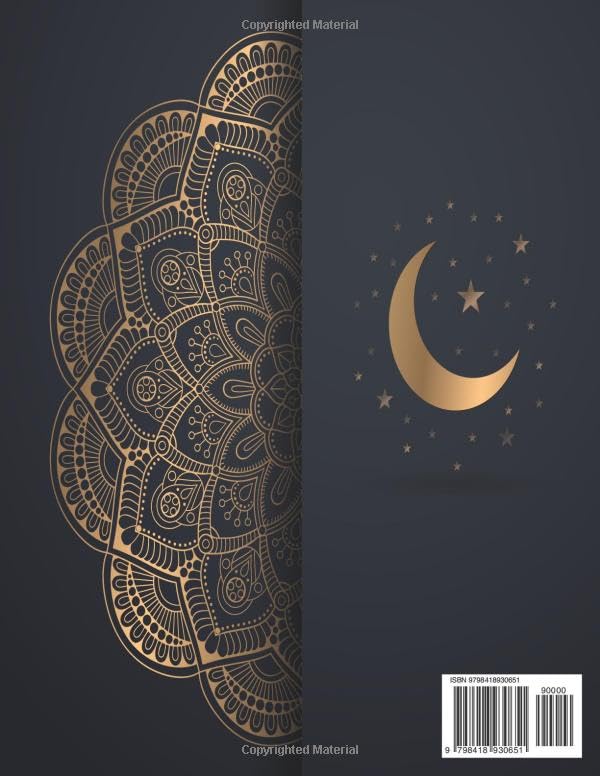 Ramadan Mubarak Planner and Journal: 30 Days Prayer, Fasting, Dua, Gratitude and Kindness,Salah Tracker, Writing Daily, Quran Reading, Water Trucker, ... with Journaling, Calendar | To Do List
