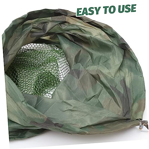 Yardwe Collapsible Fishing Net Lightweight Mesh Tuck Net for Fish Shrimp Use Fishing Tool for Lakes Rivers Sea - size: 200.00X33.00X33.00CM