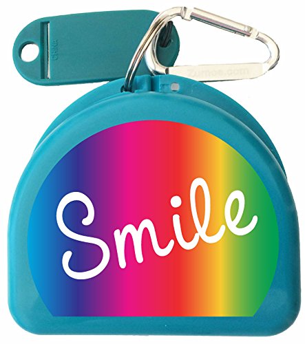 Mouth Guard, Retainer, Mouthguard Case - Smile - color: Aqua
