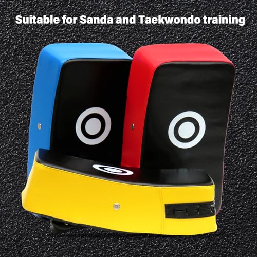 Boxing Pad Taekwondo Pad Kicking Targets for Striking Karate Strikes Punching Shield - color: red edge