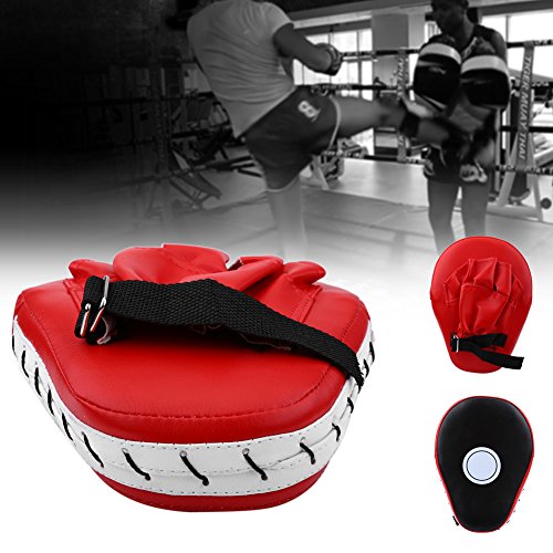 Hand Target Pads,Punching Mitts Kickboxing Muay Thai Pads, PU Leather Curved Hook and Training Punch Mitts for Martial Arts, Karate Training, Men & Women Kickboxing