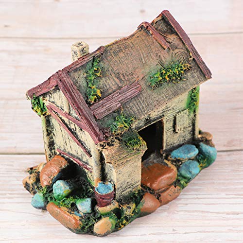 Balacoo Aquarium Fish Tank Cave 5.11 x 3.34 x 4.72In Resin Fish Shelter | Stress Reduction, Detailed resin finish, Aquarium setup