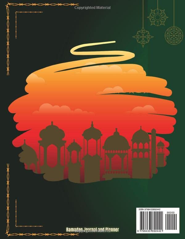 Ramadan Journal and Planner: 30 Days of Prayer/Salah Tracker, Gratitude Reflection, Fasting and Kindness, Salat and Dua, Daily Schedule with Journaling, To-Do-List, Quran Reading (Ramadan Planners)