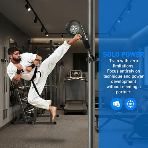 Taekwondo Kick Pads, Kicking Boxing Hands-Free Kicking Pads for Martial Arts with Mounting Bracket for Karate, Kickboxing & Martial Arts Training for Adults and Teens - style: 2 Kick Pad