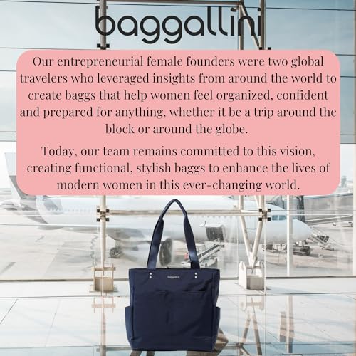 Baggallini Women's Carryall Daily Tote - color: French Navy