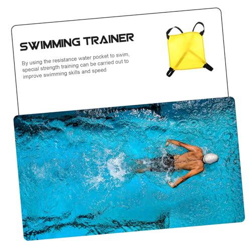 1pc Adjustable Swim Resistance Parachute for Strength Training Portable Swim Harness for Enhanced Speed and Power for Aquatic Workouts and Water Sports