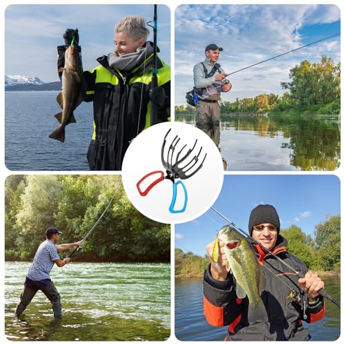 Fish Claw Gripper, Fishing Pliers Gripper, Claw Fish Gripper, Metal Fish Control Clamp Tong Tackle Tool, Multi-Functional Lightweight Non-Slip Fish Claw Gripper for Catch Fish Fishing Accessories