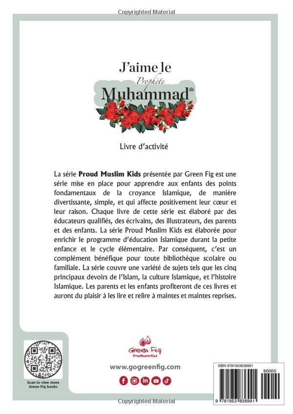 J'aime le Prophète Muhammad: Livre d'activité (Proud Muslim Kids)