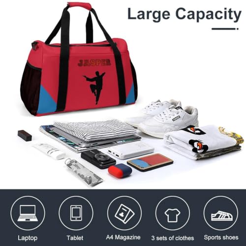 Custom Name Taekwondo Karate Duffle Bag for kids Boy Girls,Personalized Martial Arts Gear Bag,Water-Resistant Sparring Equipment Red Taekwondo - color: Taekwondo Karate-07
