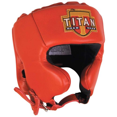 Contender Fight Sports Competition Boxing Muay Thai MMA Sparring Head Protection Headgear with Cheeks - color: Black, size: Medium