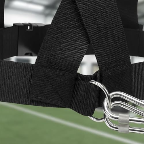 Speed Training Harness Adjustable Strength Training Vest Strap Padded Shoulder Straps Sled Harness for Athletes, Track and Field, Gym, Standard Version