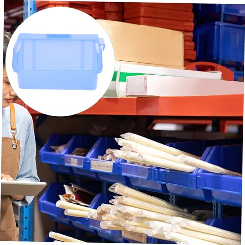 12Pcs Warehouse Parts Storage Box Durable Multi Function Tool Case Scratch Resistant Organizer for Screws Parts and More for Home and Workshop Use