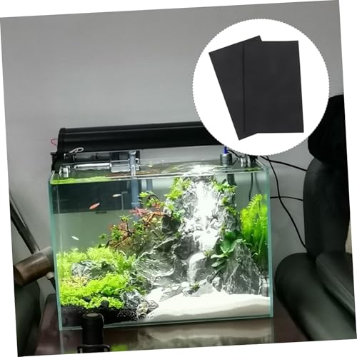 Hemoton 2pcs Aquarium Matting Pad Non Slip Shockproof Cushion for Fish Tank Stability Leveling Mat for Aquatic Pets Lightweight Support for Easy Maintenance