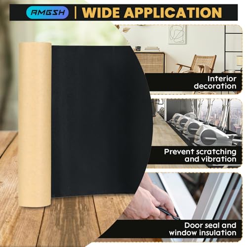 1/8” T X 12” W X 54”L Sponge Neoprene with Adhesive Foam Rubber Sheet | Padding Gaskets,Crafts for Weather proofing or Stripping DIY Gasket or Sealing Material - size: 1/8” Thick X 12” Wide X 54” Long