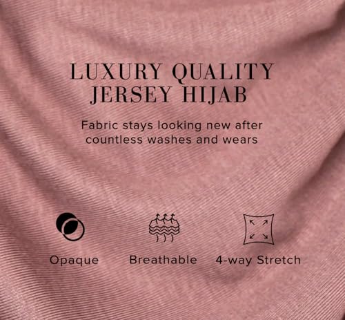 VOILE CHIC Premium Jersey Hijab Scarf For Women - Islamic Head Scarf Wrap Hijabs - color: Sphinx, size: 1 Pack