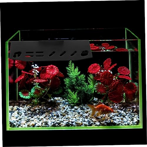 HANABASS Aquarium Tool Organizer Holder for Scissors Tweezers Wall-Mounted Storage Rack for Aquatic Plant Maintenance Efficient Fish Tank Tool Management