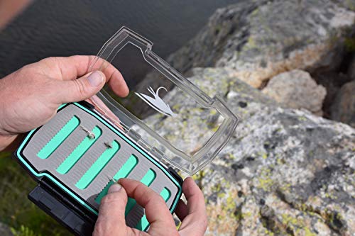 WETFLY Nitrobox Slotted Foam Fly Tackle Fishing Box - color: Green, size: 244