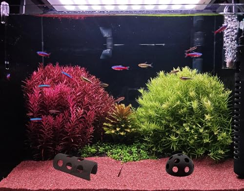 M2cbridge Ceramic Shrimp Dome Hide Shelters Swim Holes Shrimp Habitat Breeding Tube (3PCS Dome) - color: 3pcs Dome